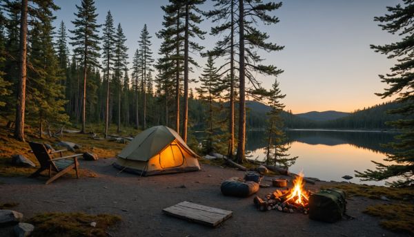 Le camping sauvage offre une reconnexion totale ici