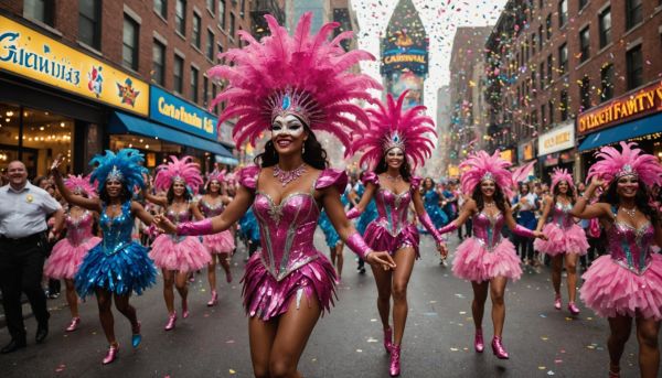Quels carnavals colorés rythment le début d'année ?
